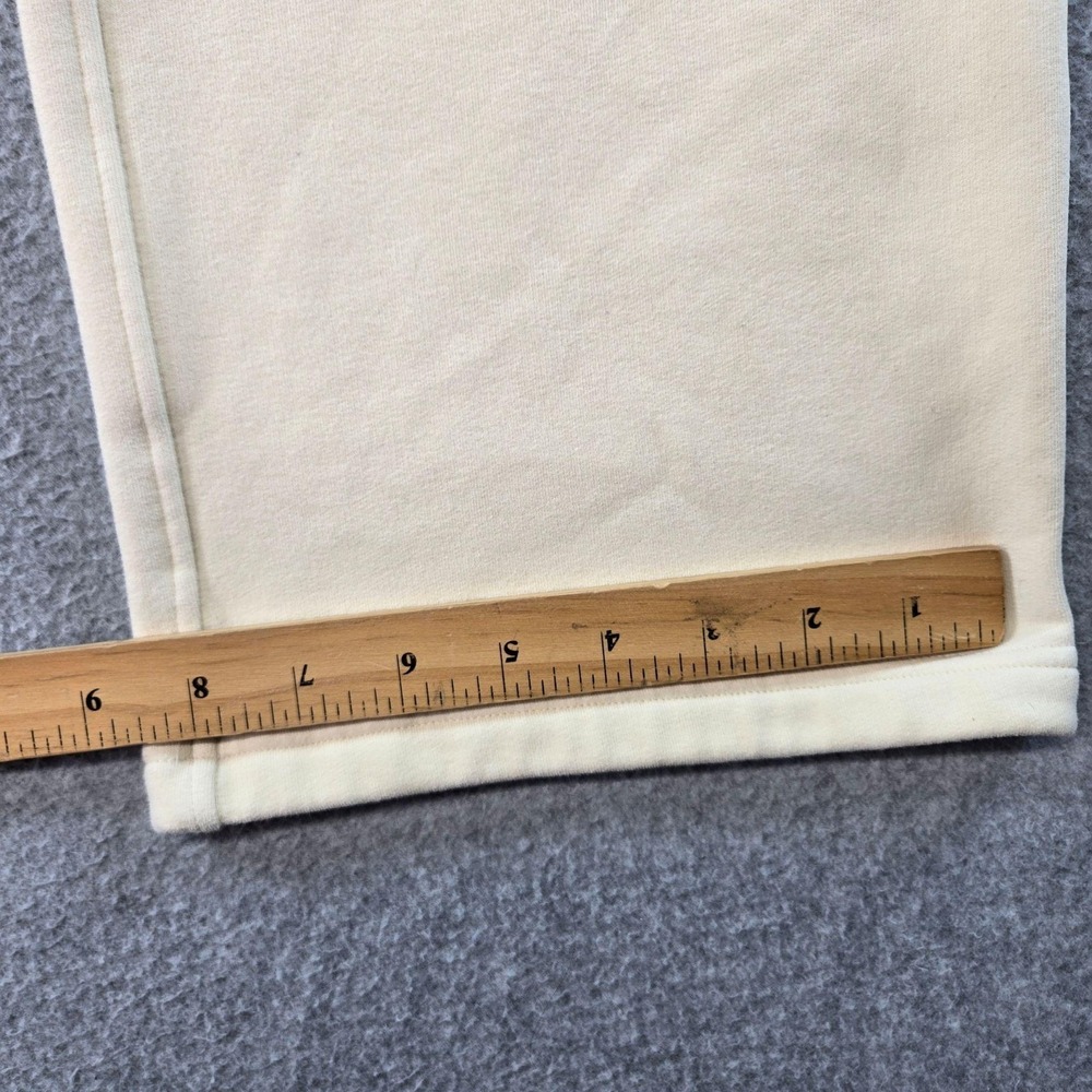 Lululemon Sweatpants Womens 16 White Relaxed Drawstring Pockets Fleece Yoga - Picture 9 of 16